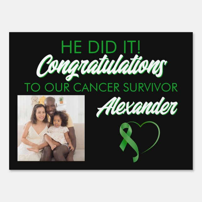 Liver Cancer Survivor Yard Sign (Front)