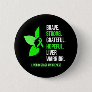 Liver Disease Awareness Button