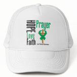 Liver Disease Hope Love Faith Prayer Trucker Hat