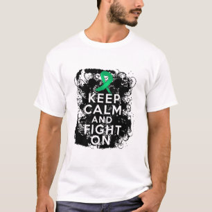 Liver Disease Keep Calm and Fight On T-Shirt