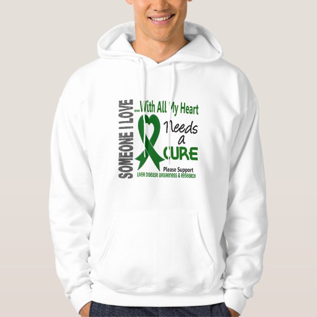 Liver Disease Needs A Cure 3 Hoodie (Front)