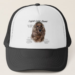 Liver English Cocker Spaniel History Trucker Hat