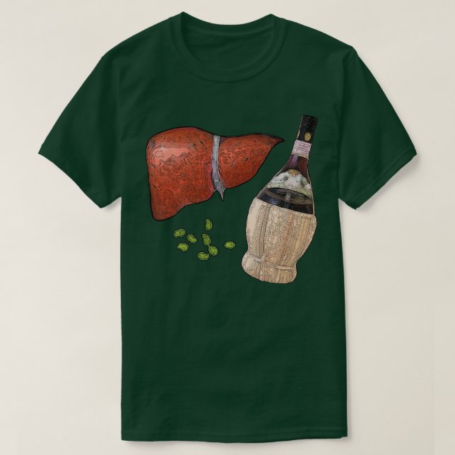 liver, fava beans, and a nice chianti  T-Shirt (Design Front)
