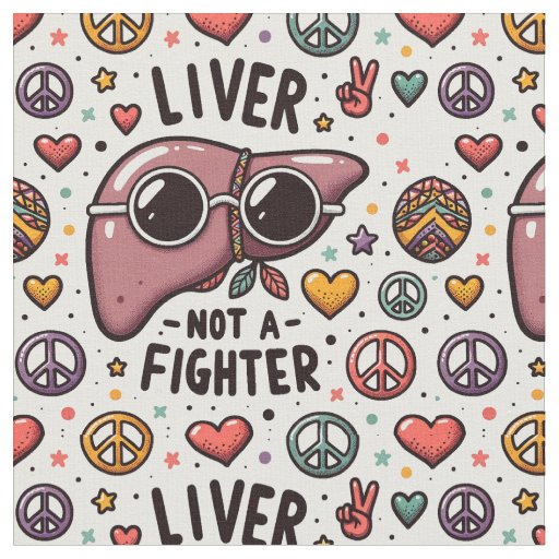 Liver - Not A Fighter Fabric