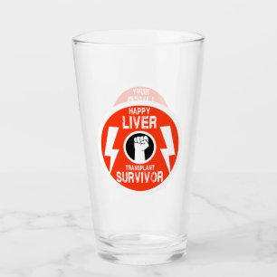 Liver Transplant Survivor Glass