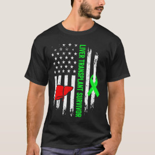 Liver Transplant Survivor Warrior Organ Recipient  T-Shirt