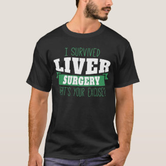 Liver Tumor Survivor Cancer Awareness Liver Cancer T-Shirt