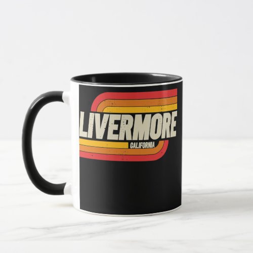Livermore California CA City Vintage  Mug