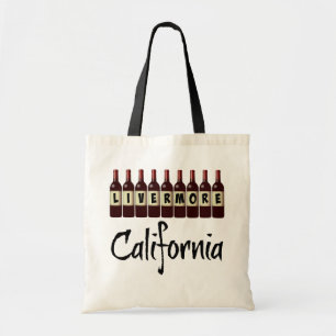 Livermore California Red Wine Bottles Tasting Fun Tote Bag