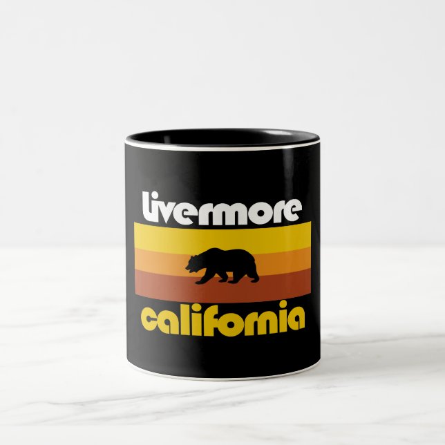 Livermore,California Two-Tone Coffee Mug (Center)