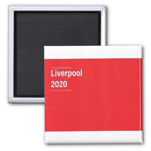 Liverpool 2020 Premier League Magnet