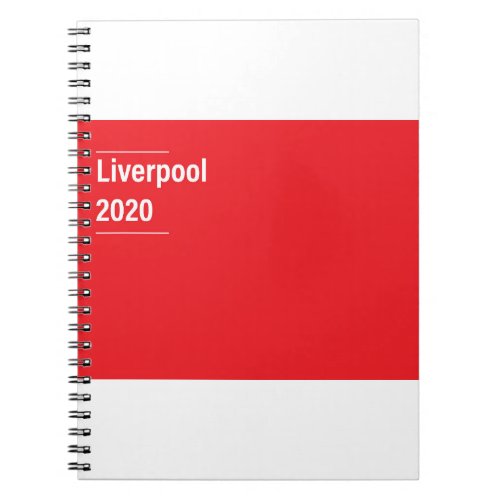 Liverpool 2020 Premier League Notebook