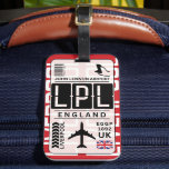 Liverpool Airport Luggage Tag