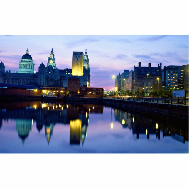Liverpool at night, England Cutout (Front)