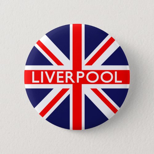 Liverpool  British Flag Button