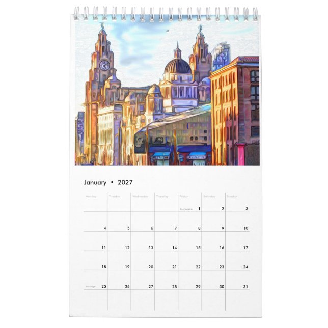 Liverpool Calendar 2023 (Jan 2027)