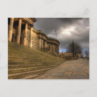 Liverpool Central Library in William Brown St Postcard