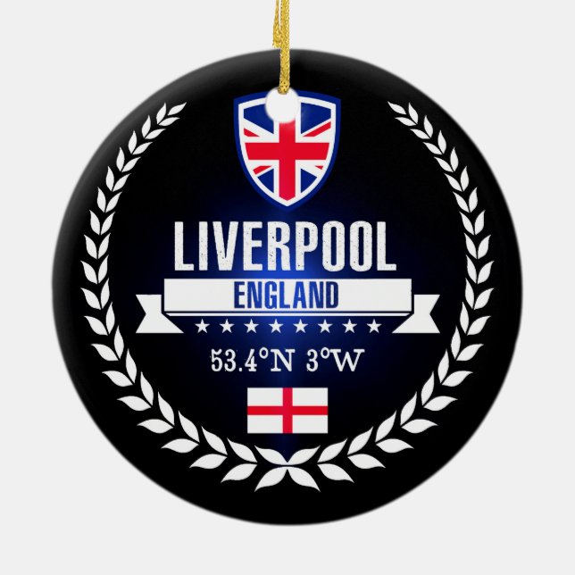 Liverpool Ceramic Ornament (Back)