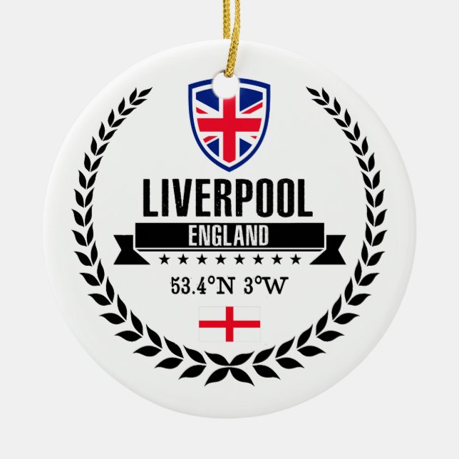 Liverpool Ceramic Ornament (Front)