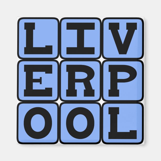 Liverpool, City in England Magnet (Front)