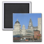 Liverpool City Skyline, England, U.k. Magnet at Zazzle