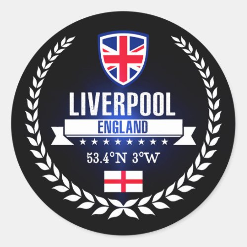 Liverpool Classic Round Sticker