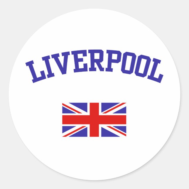 Liverpool Classic Round Sticker (Front)