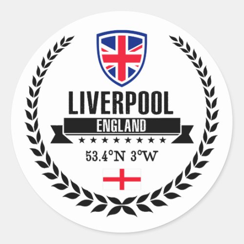 Liverpool Classic Round Sticker