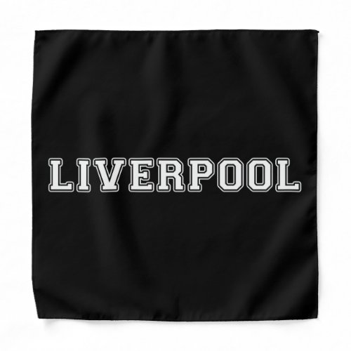 Liverpool England Bandana