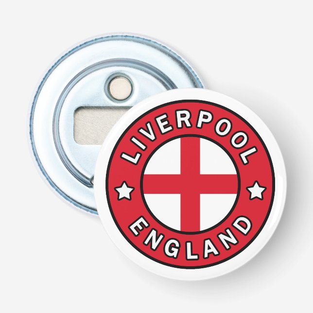 Liverpool England Bottle Opener (Front)