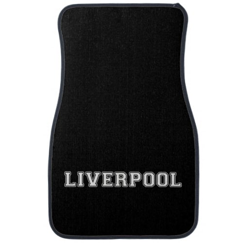 Liverpool England Car Floor Mat