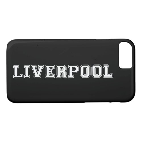 Liverpool England iPhone 87 Case