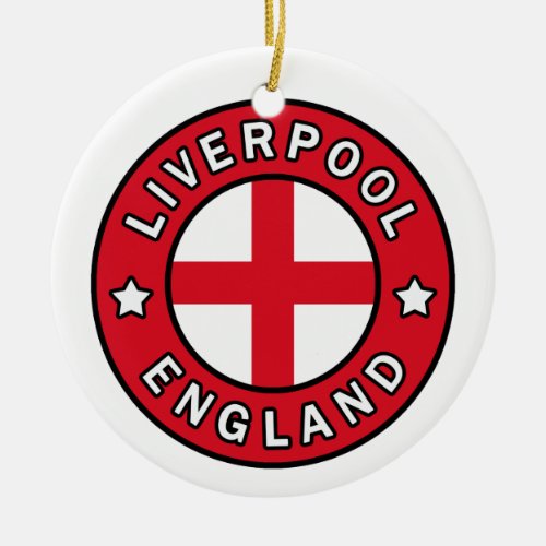 Liverpool England Ceramic Ornament
