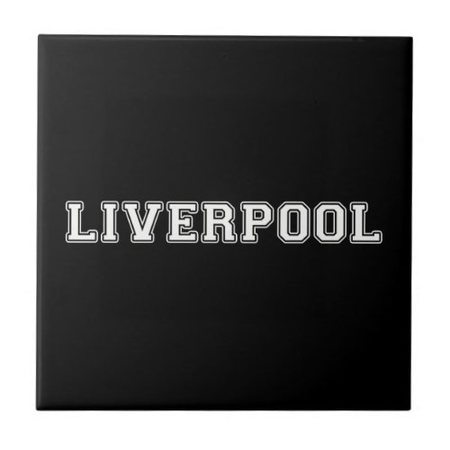 Liverpool England Ceramic Tile