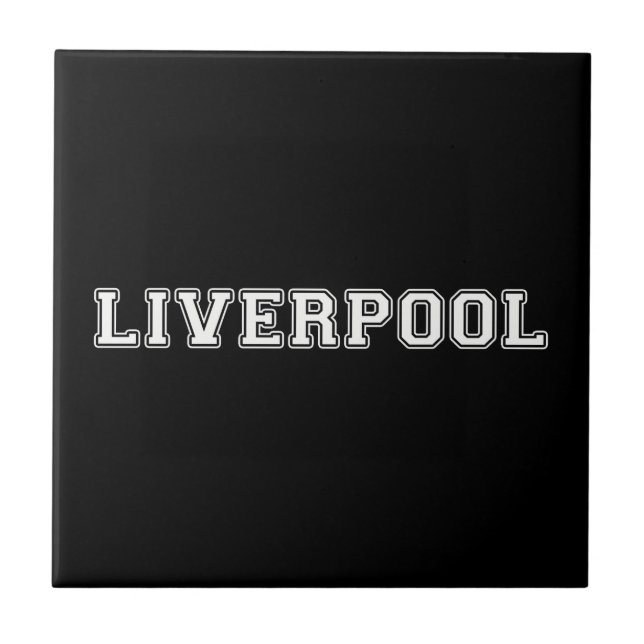 Liverpool England Ceramic Tile (Front)