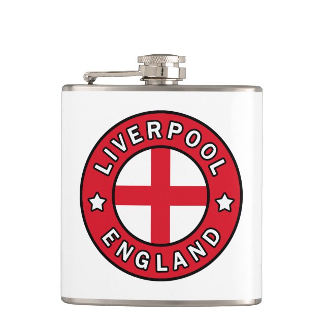 Liverpool England Flask (Front)