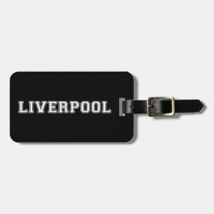 Liverpool England Luggage Tag