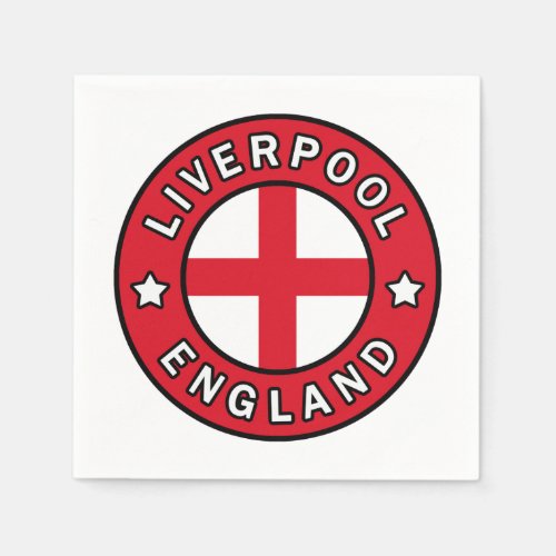 Liverpool England Napkins
