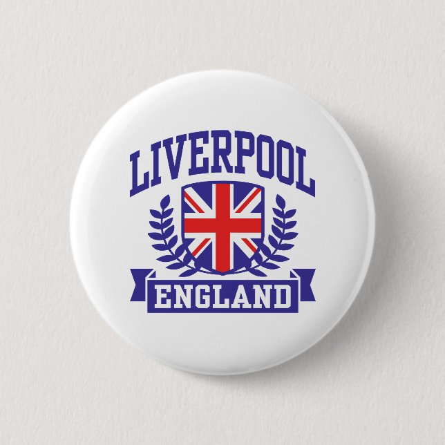 Liverpool England Pinback Button (Front)