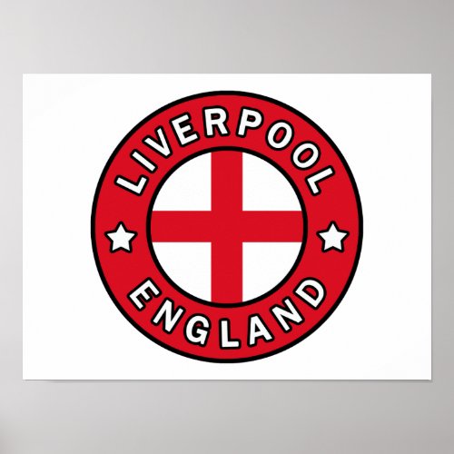 Liverpool England Poster