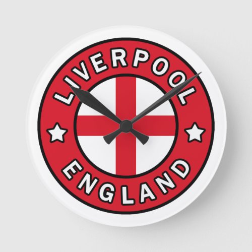 Liverpool England Round Clock