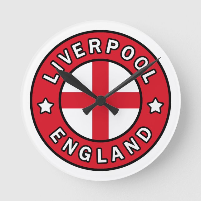 Liverpool England Round Clock (Front)