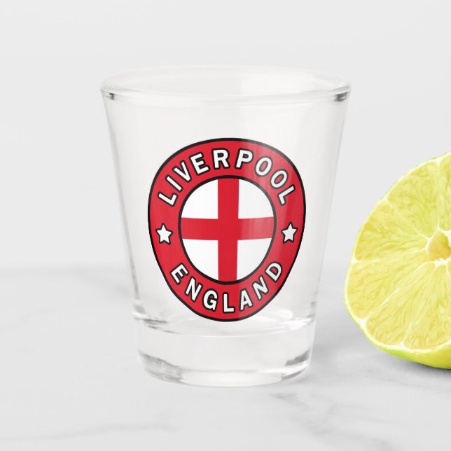 Liverpool England Shot Glass (Front)