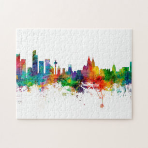Liverpool England Skyline Jigsaw Puzzle