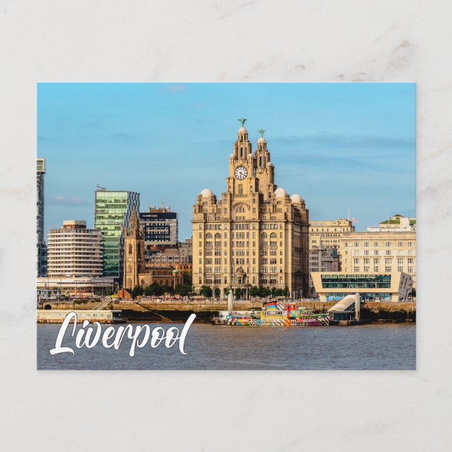 Liverpool, England, United Kingdom Postcard (Front)