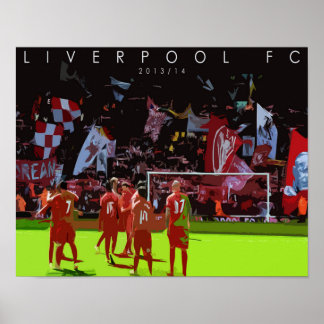 Liverpool FC 2013/14 Poster