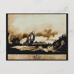 Liverpool from Perch Rock, 1797 Postcard