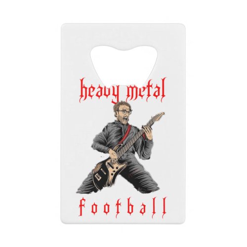 Liverpool Klopp Heavy Metal Football Credit Card Bottle Opener