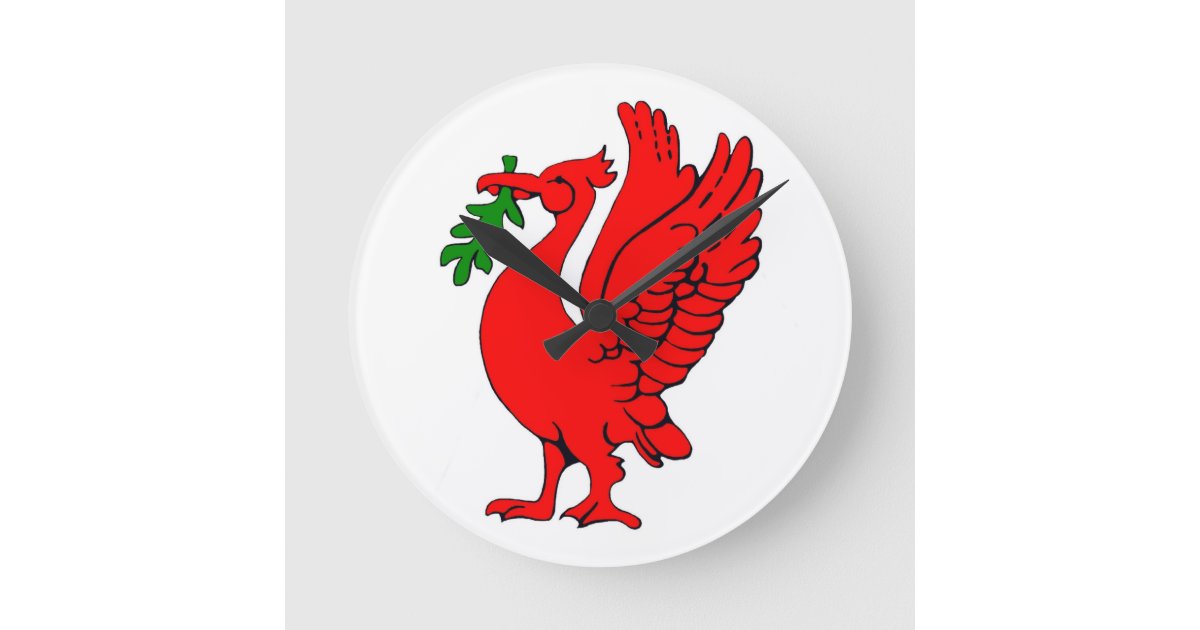 Liverpool liver bird clocks | Zazzle