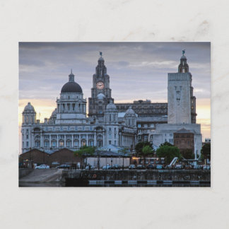 Liverpool Liverbuildings Postcard